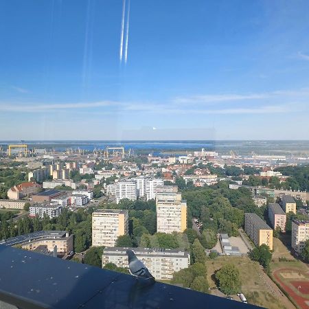 Hanza Tower Ajp Lux Apartment Szczecin Bagian luar foto