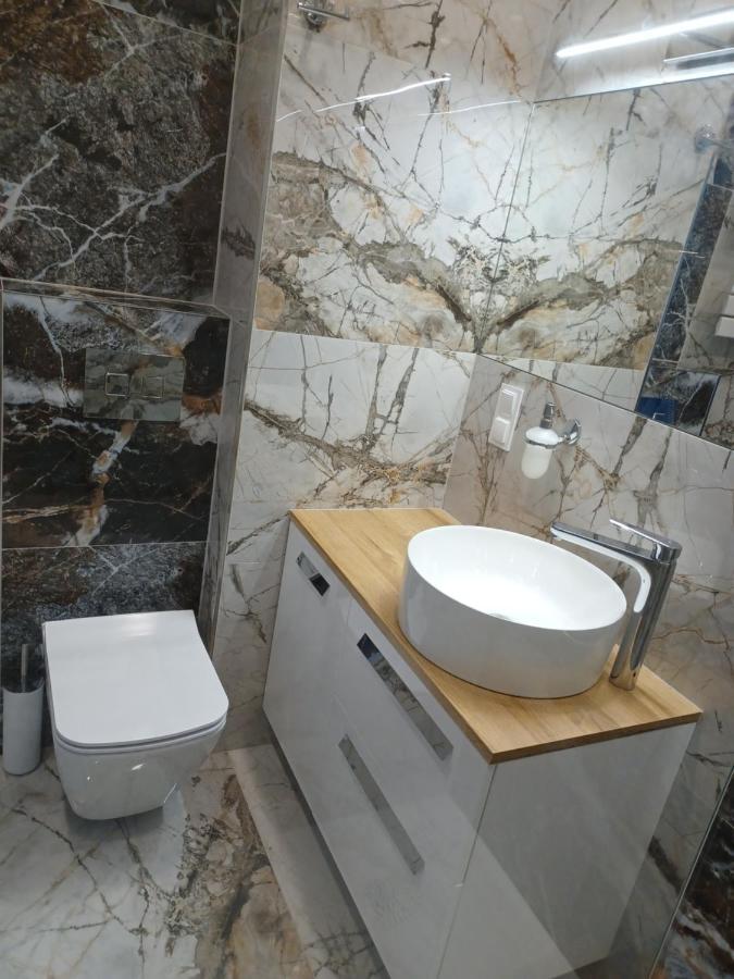 Hanza Tower Ajp Lux Apartment Szczecin Bagian luar foto